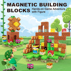 Magnetic Building Blocks Set for Kids | 100PCS or 48PCS STEM Montessori Magnetic Tiles | Educational Sensory Construction Toy | Gift for Boys & Girls Ages 3+