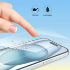 Premium Tempered Glass Screen Protector for iPhone 17/16/15/14/13/12/11 Pro Max, Pro, Plus & Mini — Anti-Scratch, Anti-Fingerprint, Crystal Clear HD