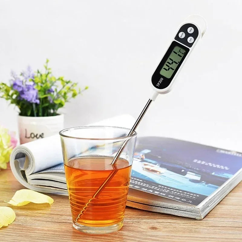 Food Thermometer TP300 Digital Kitchen Water Oil Thermometer for Meat Cooking Food Probe BBQ Electronic Oven Kitchen Tools