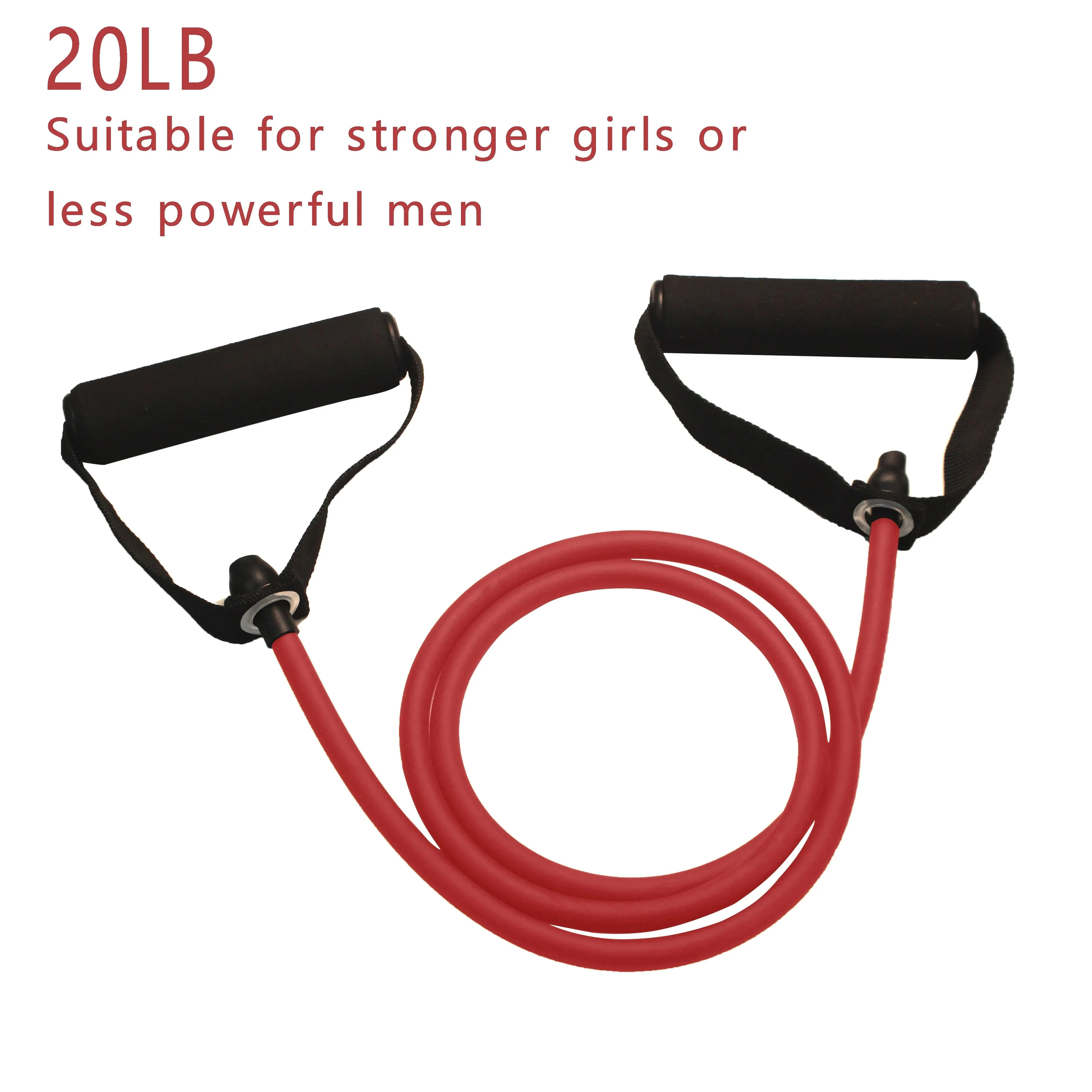 Resistance Bands with Handles – Home Strength Training Set for Men & Women (10–30 lb)