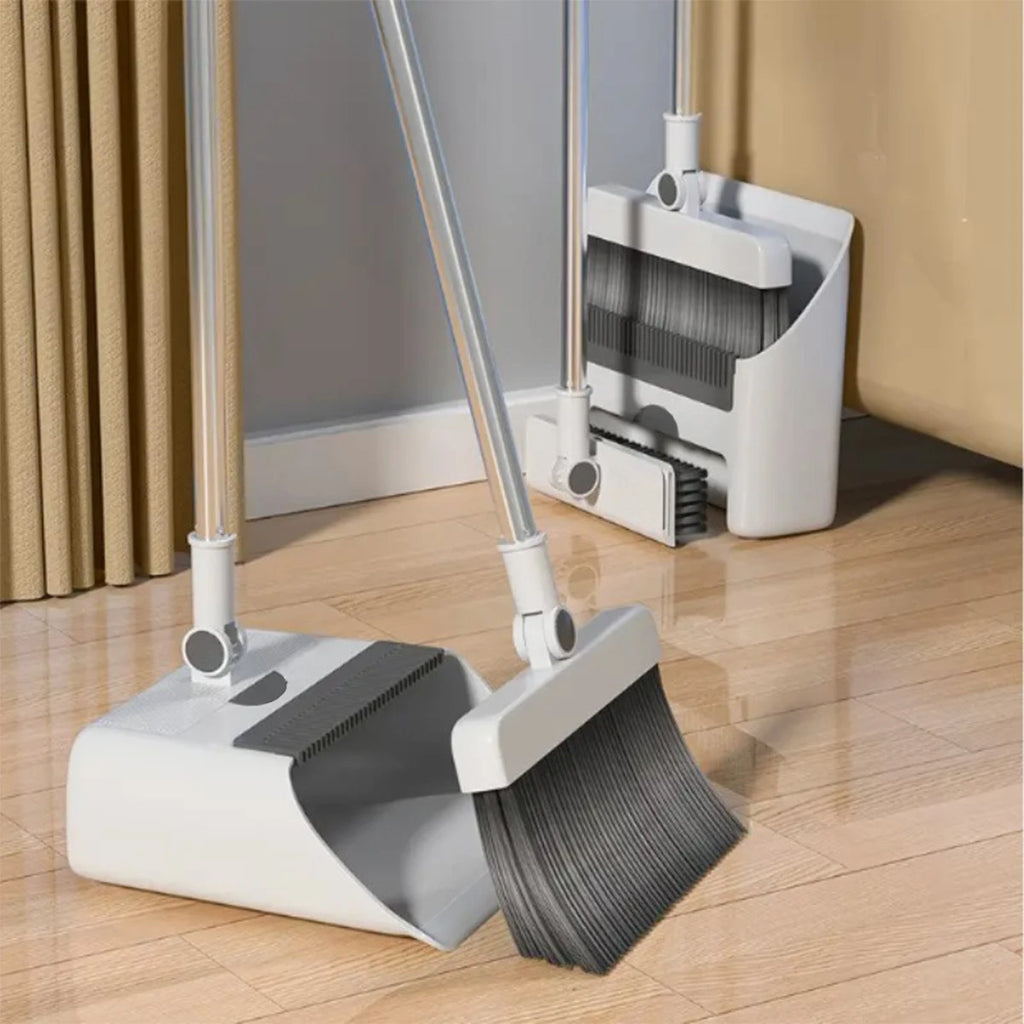 3in 1 Broom and Dustpan Set Floor Brush Long-handled Broom And Dustpan For Home Office School Dorm